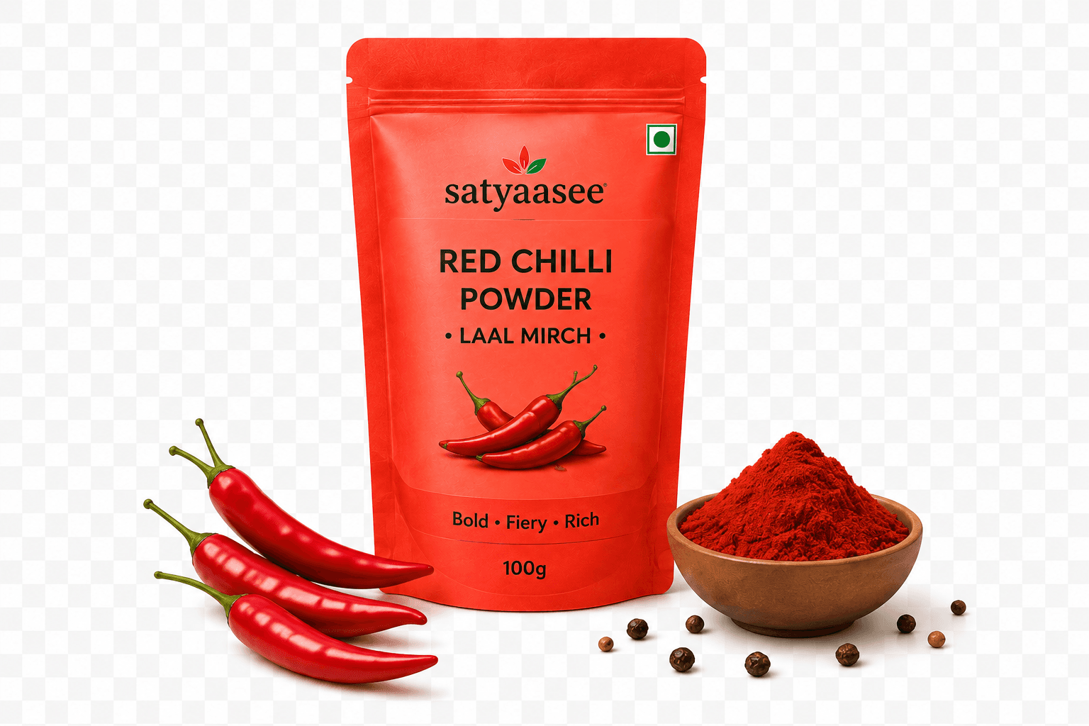 Red Chilli Powder spice pouch
